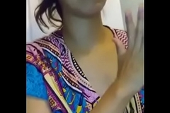 Indian Chick - Milking Will not hear of Boobs