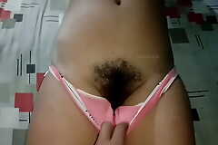 Bengali Girl in Hostel Room.