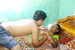 Indian Giving a kiss Mature mummy cannot cock a snook at the young goy