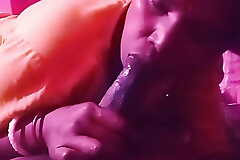 Sister-in-law deep throated brother-in-law's cock by calling home