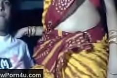 Indian Beautiful Desi Bhabi in the same manner Bristols added to vagina on webcam with regard to devar at newporn4u.com