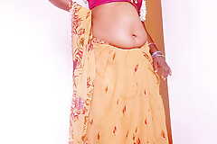 Indian stepdad fucking stepson's wife crezy telugu dirty talks.indian saree sex.