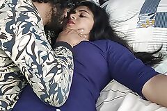 Churidar leggings removal and top only romance sex video by Vaishnavy and Sharun Raj, Mallu clip hot bedroom romance sex
