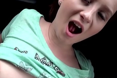 (Sadie Leigh) - Indiana Cutie Banged about the Car - Friendless Boyhood