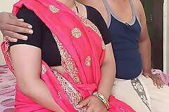Indian hot amateur wife sucking with the addition of fucking with husband in rear end style in clear dirty hindi audio desi village wife sharing pussy with husband