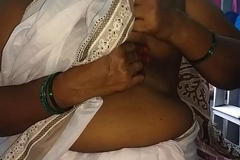 south indian desi Mallu sexy vanitha without blouse show big boobs and shaved twat