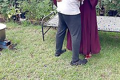 Thick and Shy Hijab Wife having an Erotic Massage and Sensual Softcore Sex less Outdoor