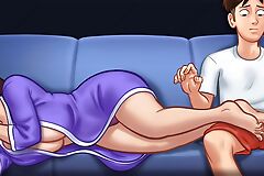 Movie with Debbie. Voice included. Summertime saga.