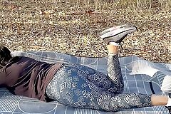 Steamy Outdoor Romance: Desi Wife's Sensual Massages & Big Ass ASMR in Picnic Park