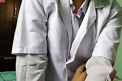 Horni doctor wiped lustfulness with patient, desi doctor had sex with patient Desi Hindi Dirty Talk xxxx