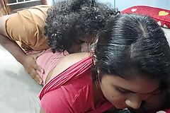 Mallu lady teacher ass lick and boobs drag inflate by desi boy, Teacher enjoy with boy, Mallu boy lick his mallu hot teacher fat ass