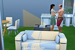 Savithabhabhi FUCKED by her husband unsatisfied with her husaband