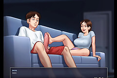 Summertime saga jenny gets her wet pussy creampied by her stepbrother