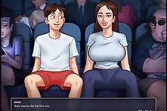 Summertime saga Jenny gets her pussy fingered by her stepbrother
