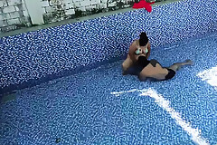 Desi Young Hot Couple Home-made Romance Strong Strokes Doggy position Having it away In the matter of Alfresco Swimming Pool