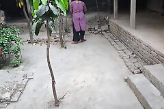 My aunty was cleaning put emphasize yard. But I hugged him, put him in my aunty ass, and started fucking him anal