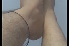 Indian feets hairy chap-fallen rubbing