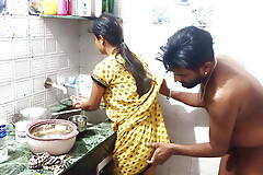 Indian girl has hard sex in kitchen  Mumbai