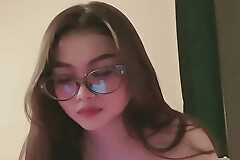 My stepsister was caught on camera naked in her room