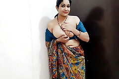 Big Boobs Bhabhi Sex round Landlord for Her Debt