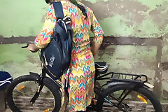After coming home from college, the desi girl was wide of her boyfriend.