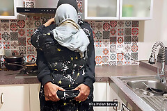Hijabi MILF's Sensual Lip Lock Kissing & Love Making - Pussy Fingering, Boobs Press & Ass Press in Hot Foreplay