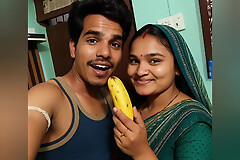 Indian Desi Naughty Super Bhabhi took a banana by -Snapchat143