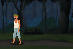 Cartoon Story of a Beautiful Village