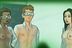 Hindi Cartoon Hentai Story - Magic Glasses & Naughty Shop Girl