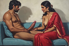 Indian virgin college boy fucking his experienced owner aunty, cheating housewife
