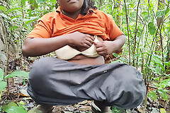 Catholic pissing In Jungle & Big Boobs And Pussy Massage