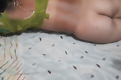 Hey, it's outside, sister-in-law, massage by applying oil, fuck my ass, brother-in-law, massaging sister-in-law.