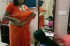 Desi Cheating husband caught by wife!! training sex with bangla audio