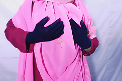 Indian beautiful hijabi Muslim couple thirsty be required of sex