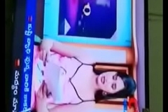Swathi naidu watching her program with make obsolete