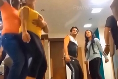 hot Akshara Singh dance rehearsal with shaking boobs