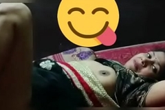 Desi indian wife shacking up hard on bed taking sperm in pussy
